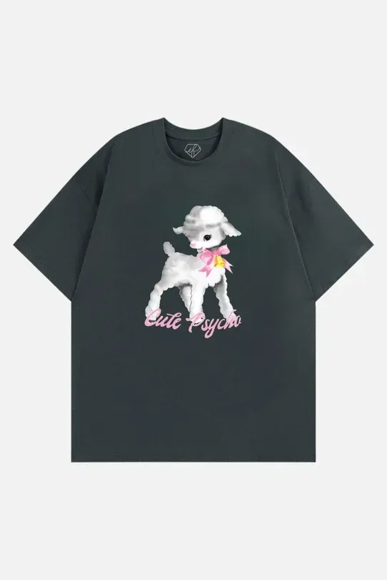 Füme Unisex Vintage Cute Animal T-Shirt x6