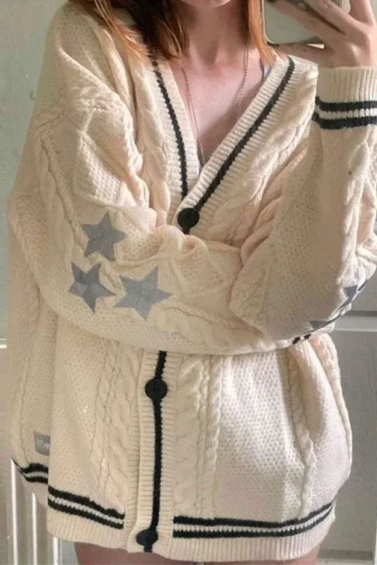 Taylor Swift Cardigan Oversize Hırka